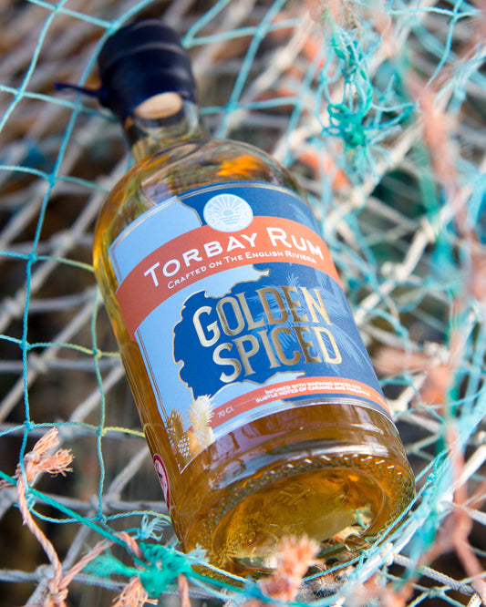 Golden Spiced in fishing net